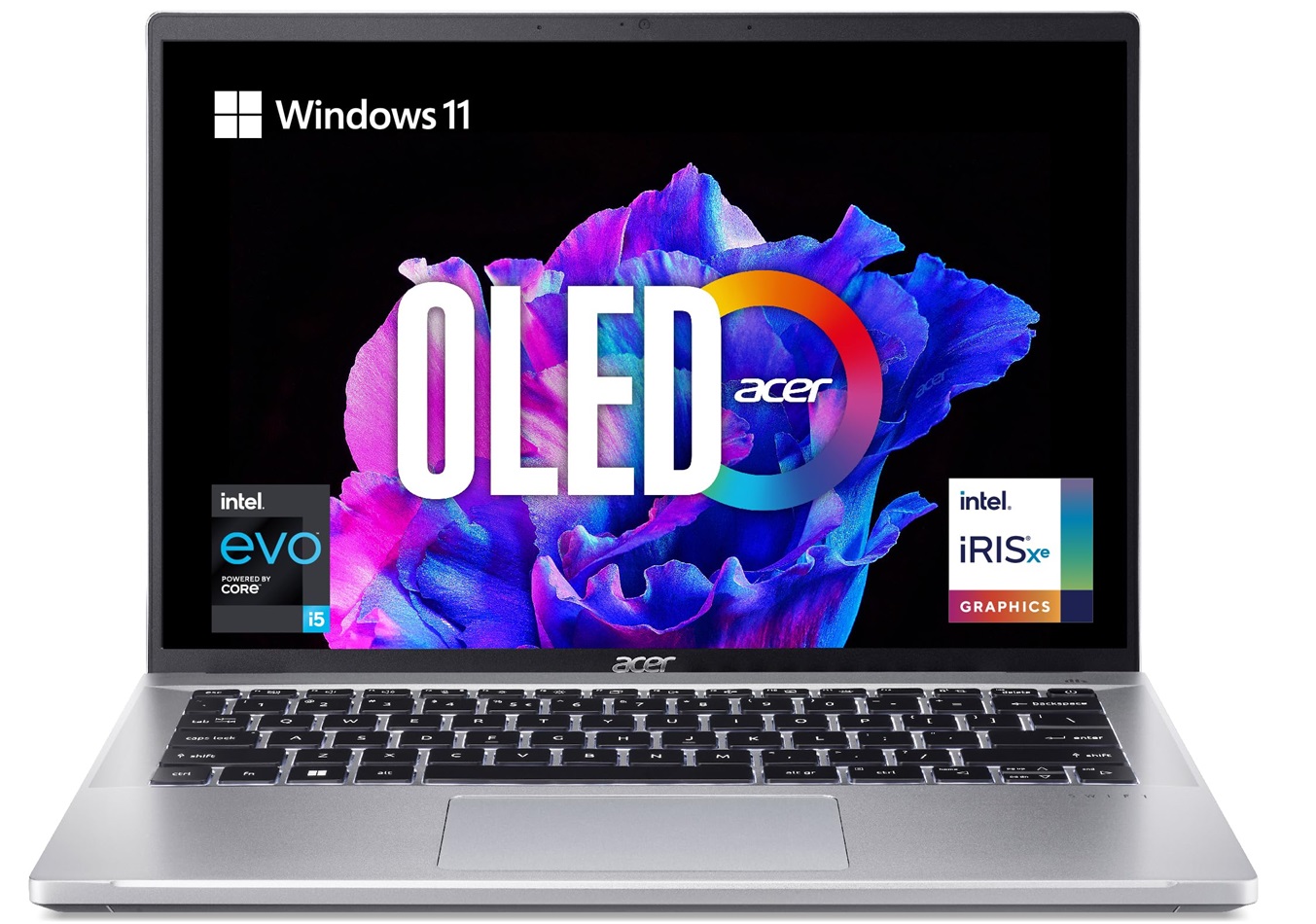Acer Swift Go OLED SFG14-71 (NX.KF1SI.002) (Core i5 13th Gen/16 GB/512 GB SSD/Windows 11)